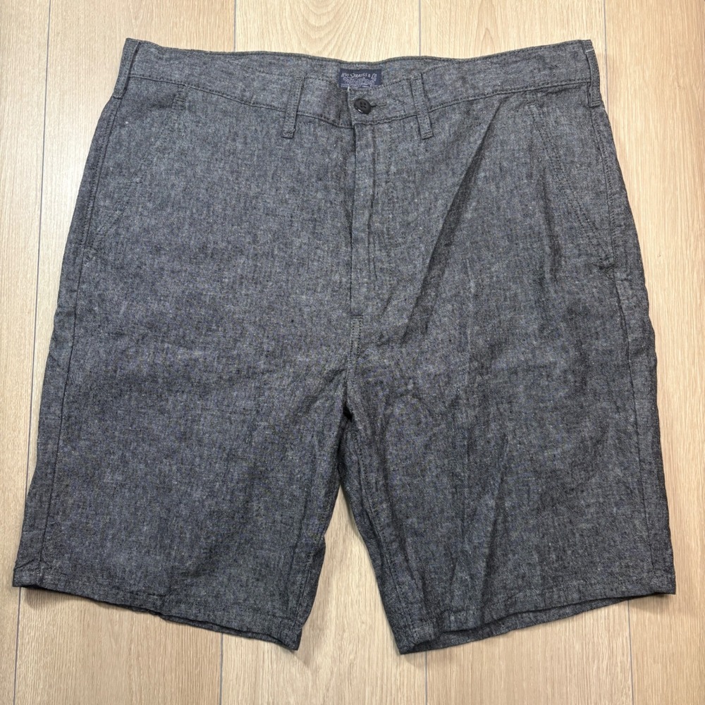 Levis Strauss & Co Mens Gray Chino Shorts Size 36 21181-0048 Charcoal Gray